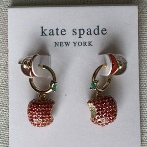 kate spade - Apple of my Eye Earrings - NWOT